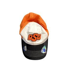 OSU Oklahoma State Cowboys Orange White Black Cap Hat Stickers NCAA Logo